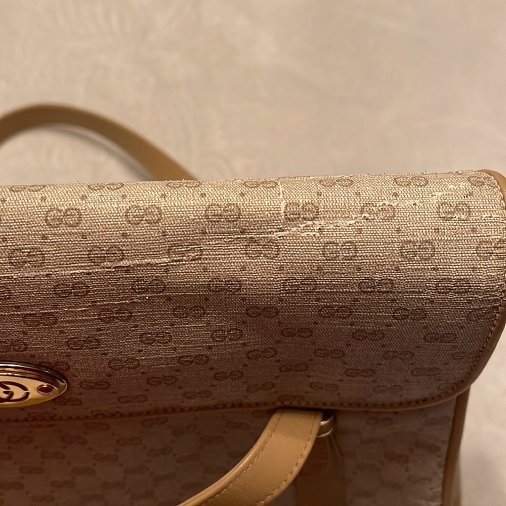 Gucci Vintage Micro GG Shoulder Bag Authenticated - Picture 17 of 17